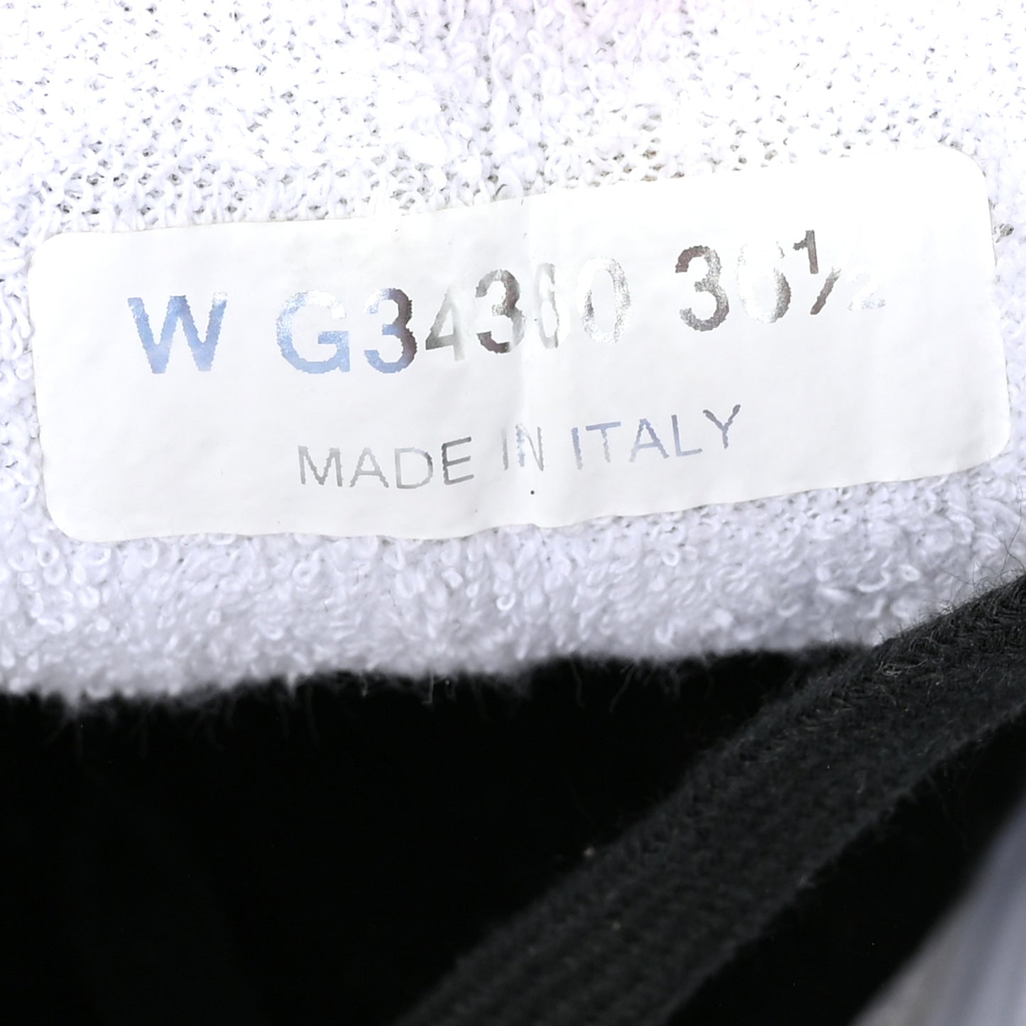 Fabric Calfskin Suede CC Sneakers 36.5 Black White