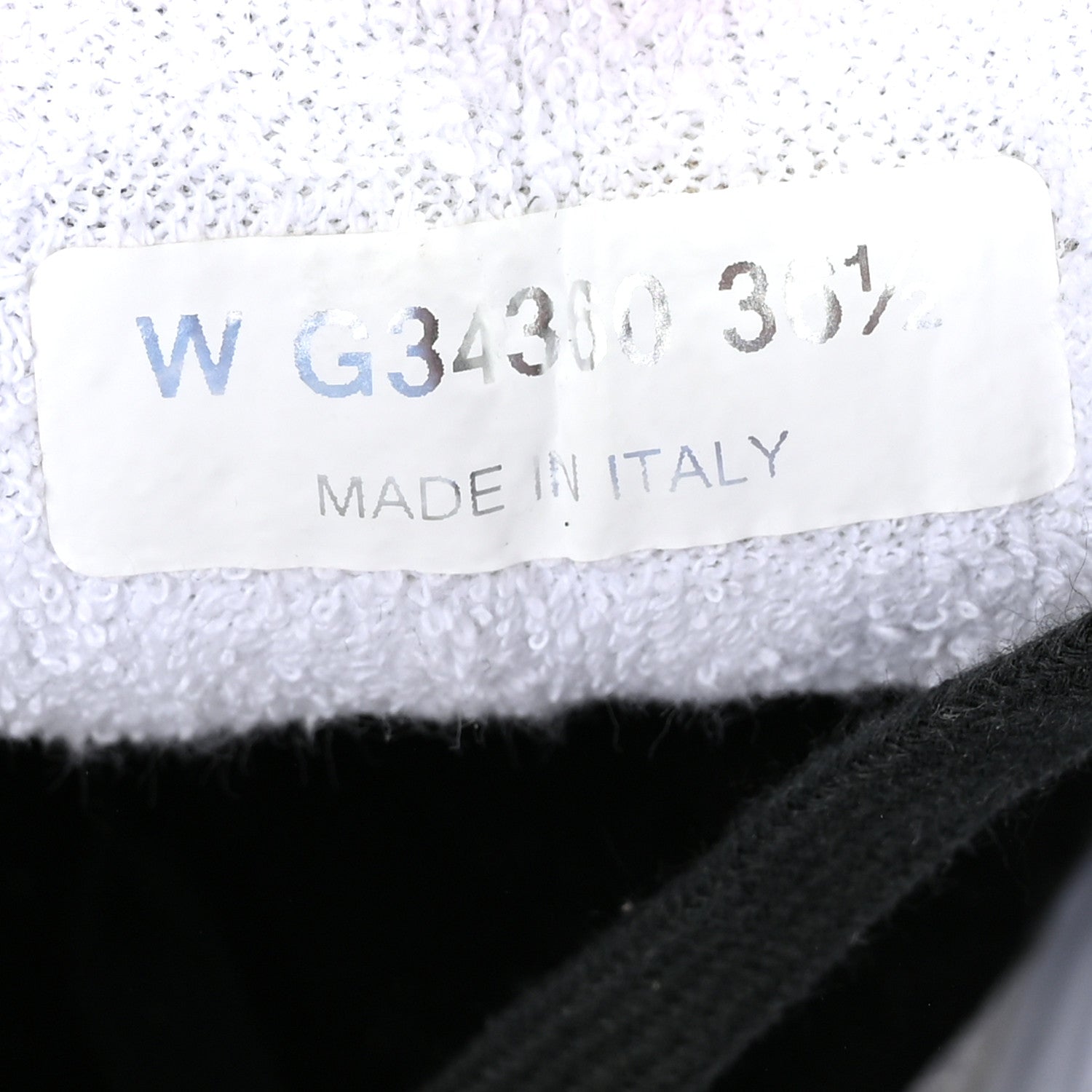Chanel Fabric Calfskin Suede CC Sneakers 36.5 Black White 9 of 10