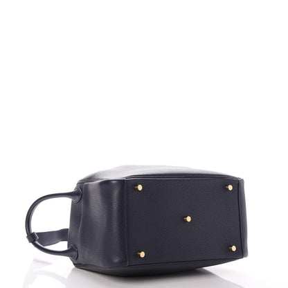 Hermes Taurillon Clemence Lindy 30 Bleu Nuit 4 of 8