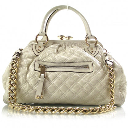 Marc Jacobs Quilted Leather Stam Bag White 1 of 9