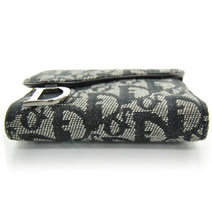 Christian Dior Canvas Diorissimo Compact Saddle Wallet 4 of 7
