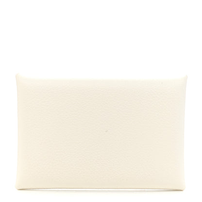 Hermes Evercolor Calvi Card Case Nata 1 of 10