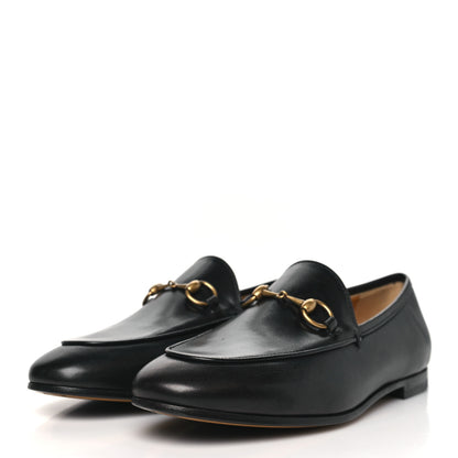Gucci Calfskin Womens Jordaan Loafers 36.5 Black 3 of 10