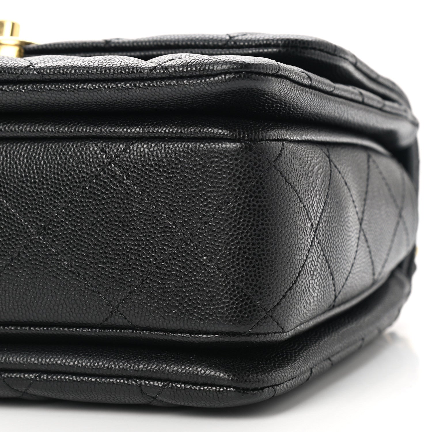 Chanel Caviar Quilted Coco First Flap Black 10 of 11
