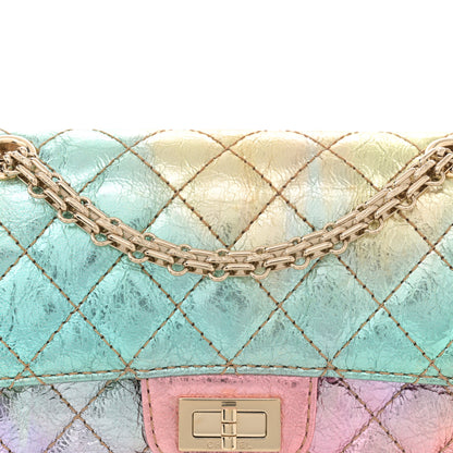 Chanel Metallic Goatskin Quilted Mini 2.55 Reissue Flap Multicolor 8 of 11
