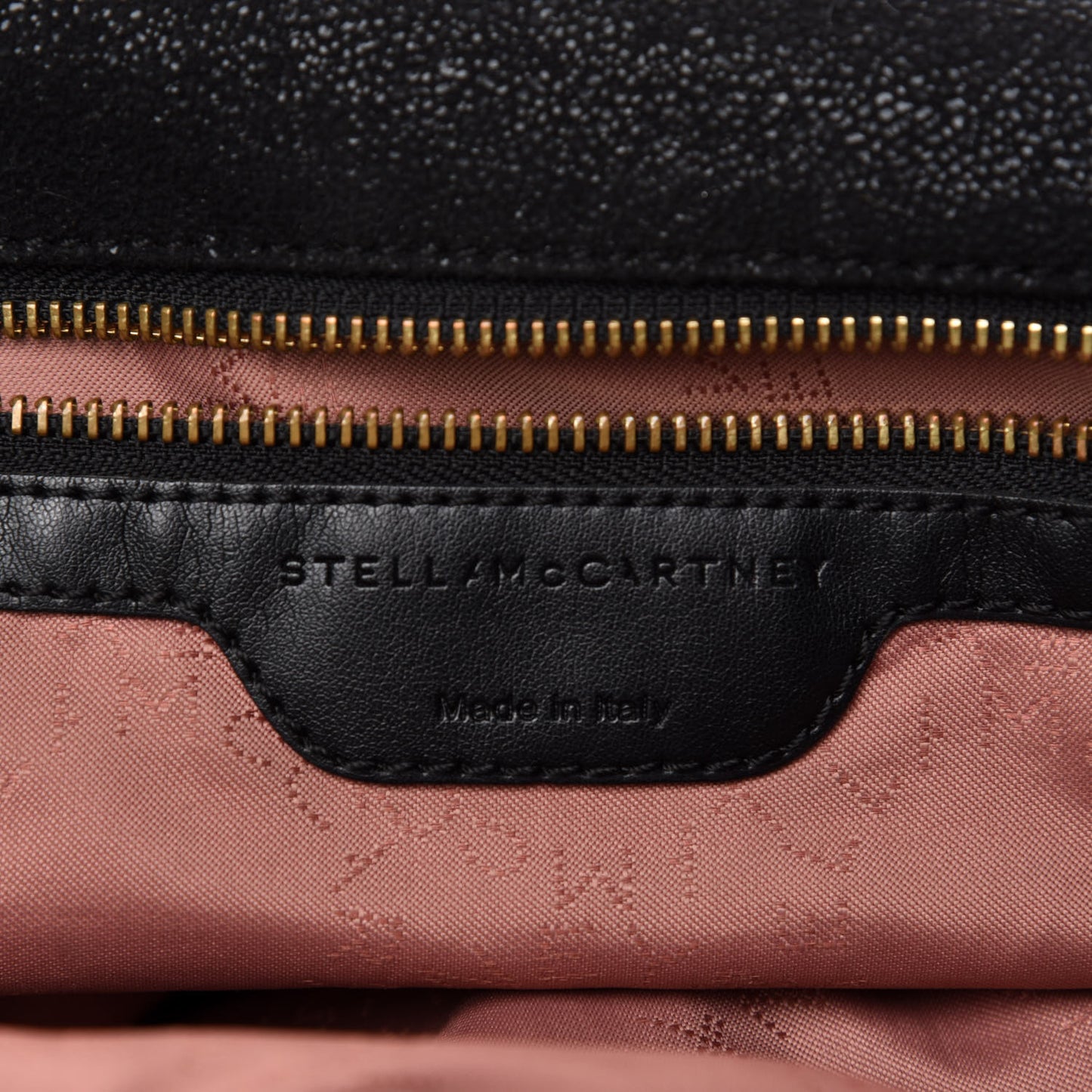 Shaggy Deer Falabella Fold Over Tote Black