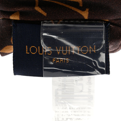 Louis Vuitton Silk Monogram Be Mindful Headband Brown 3 of 4