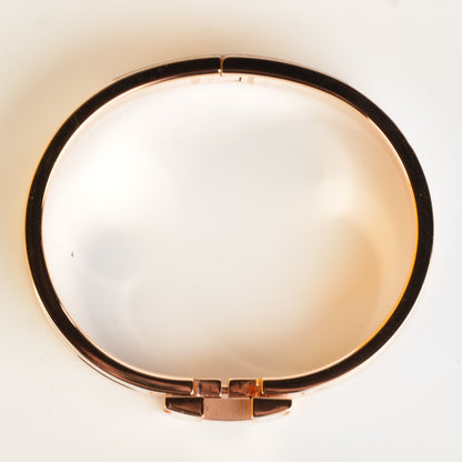 Hermes Enamel Narrow Clic Clac H Bracelet PM White 2 of 6