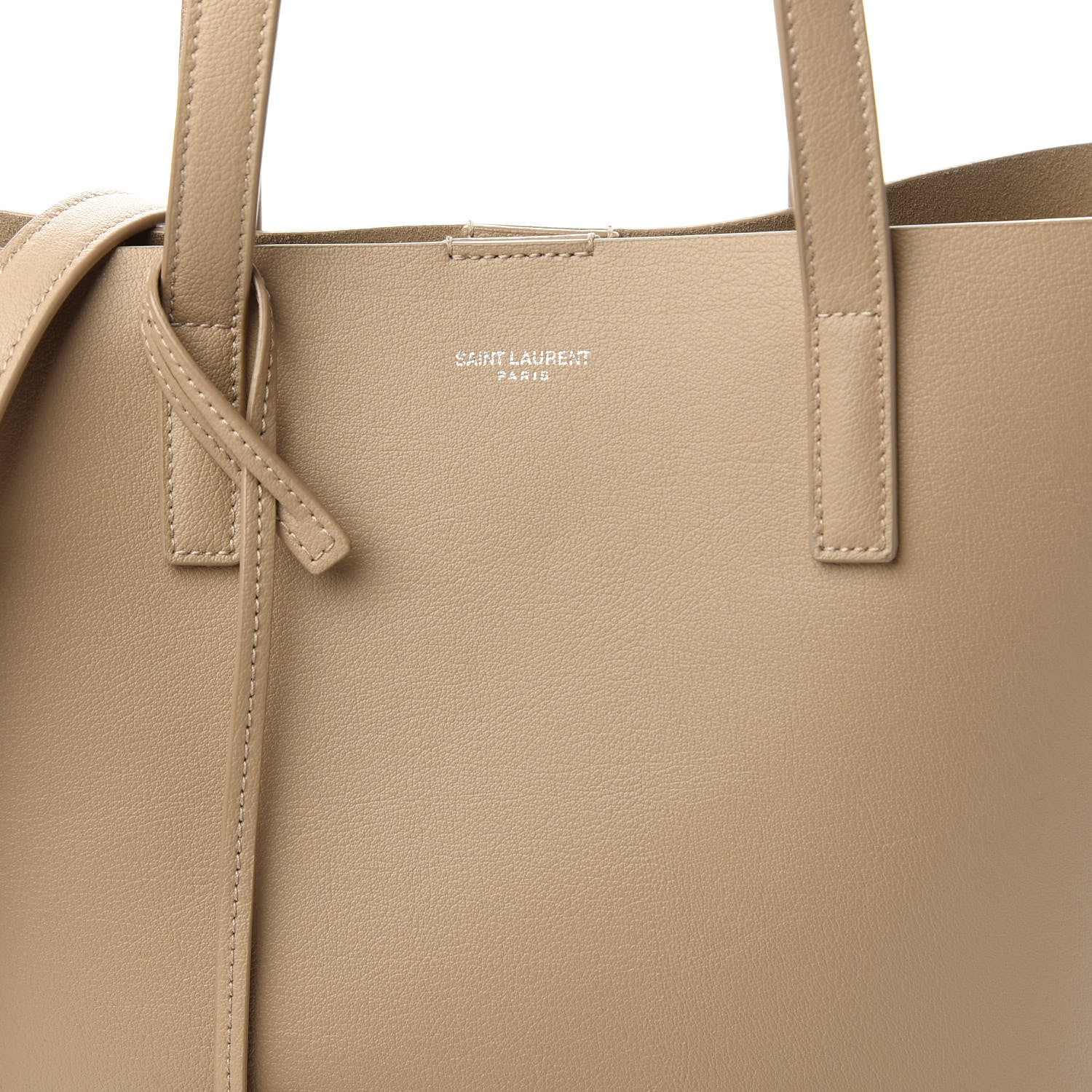 Saint Laurent Calfskin Toy Shopping Tote Golden Sand 10 of 10