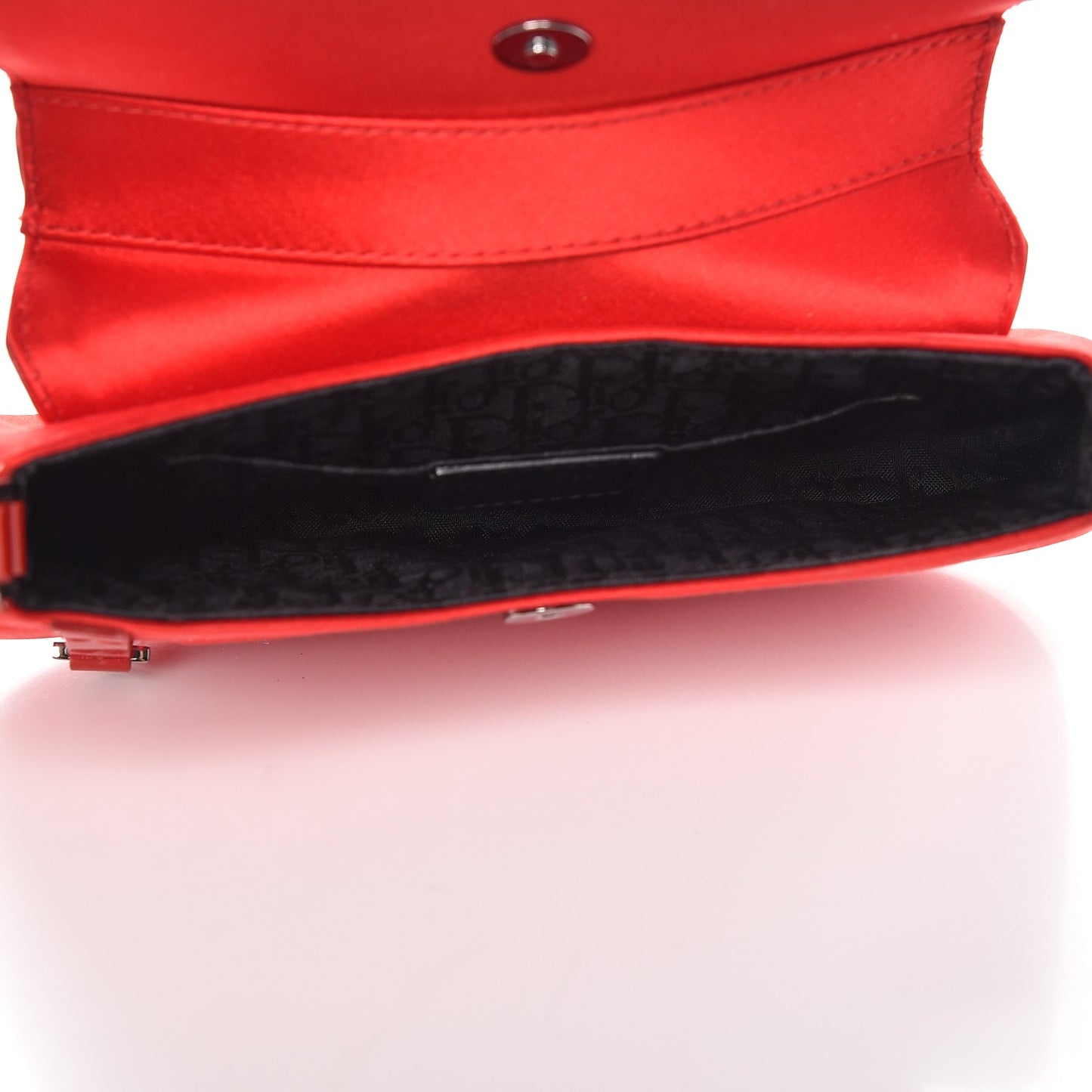 Satin Patent Street Chic Columbus Bag Red