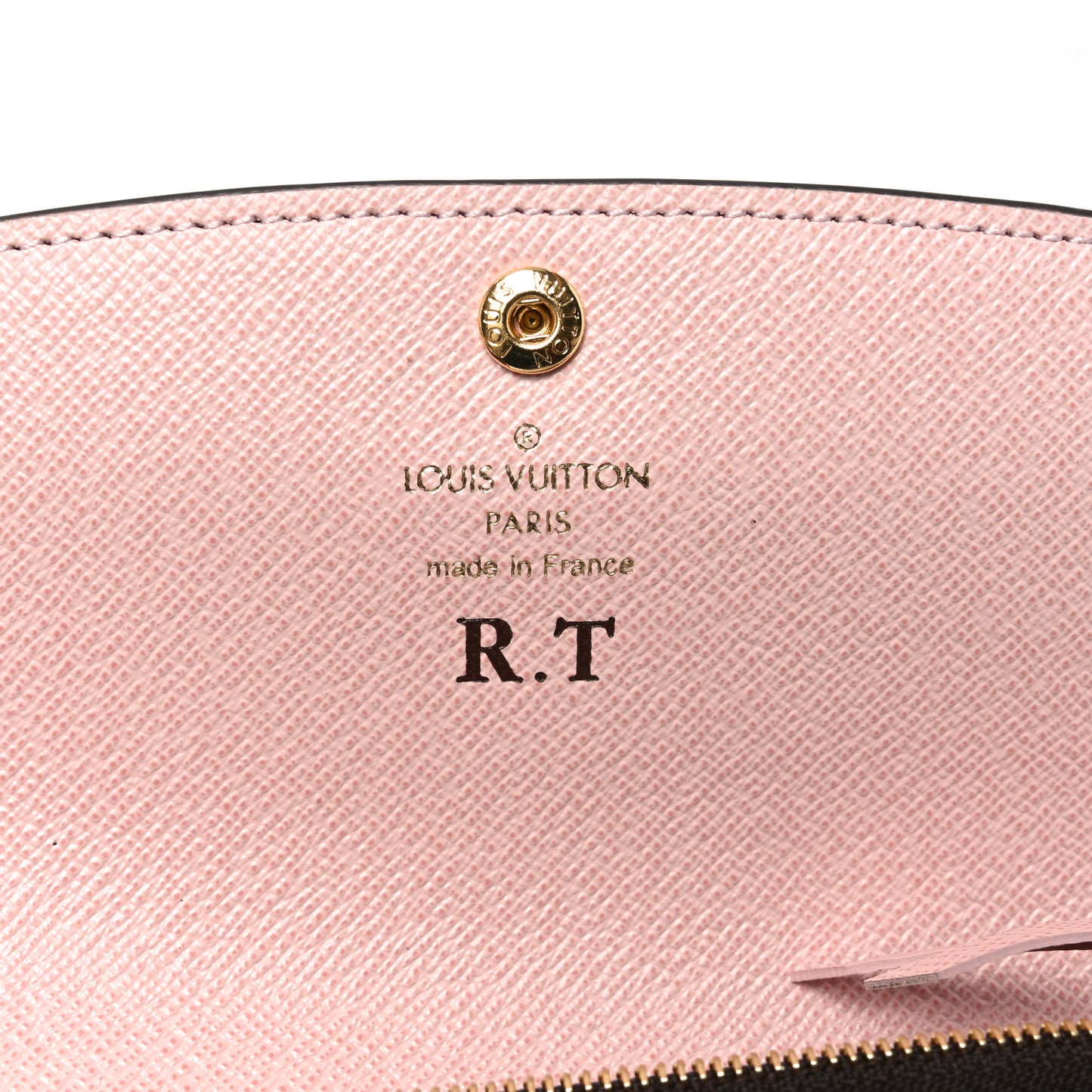 Monogram Emilie Wallet Rose Ballerine