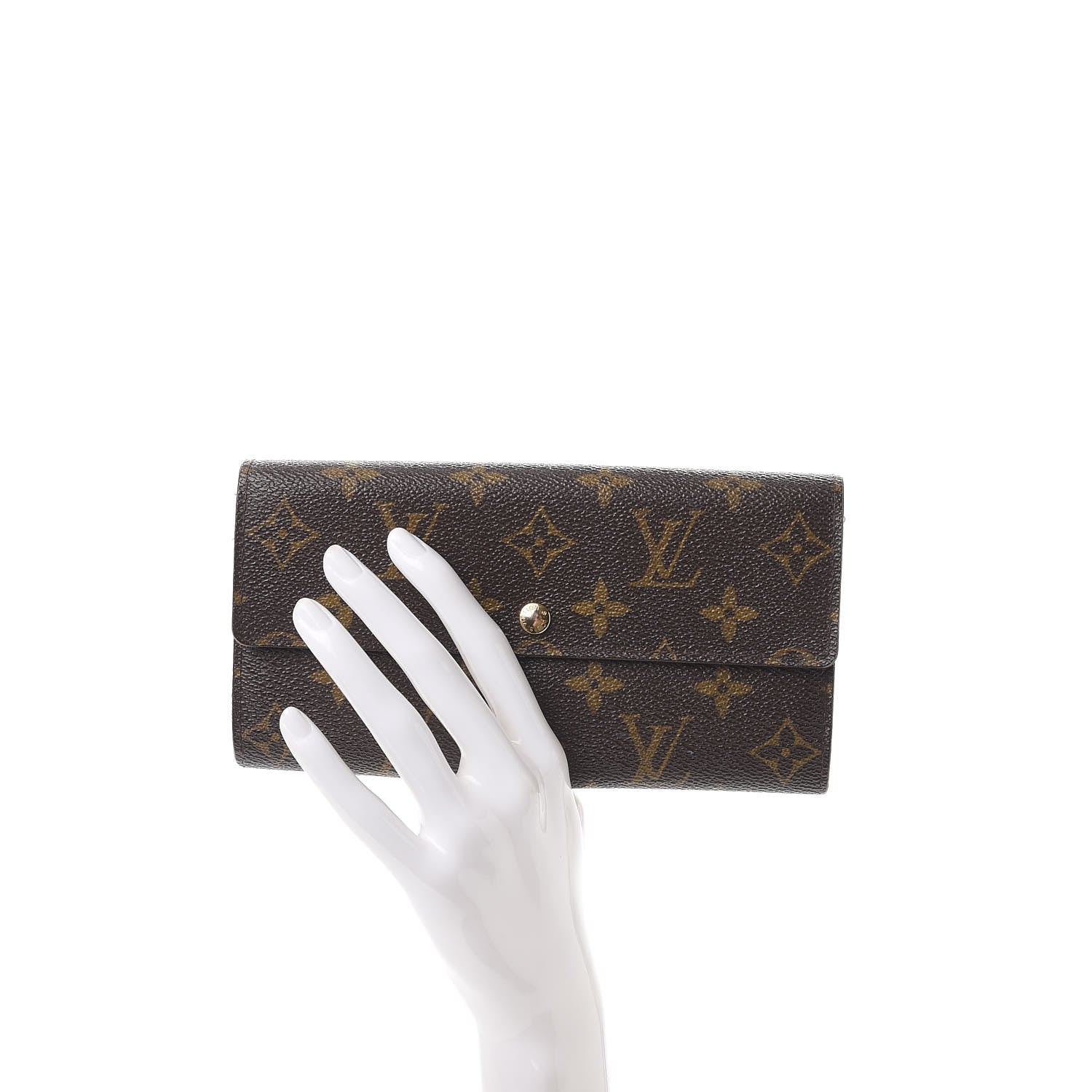 Louis Vuitton Monogram Sarah Wallet 2 of 9