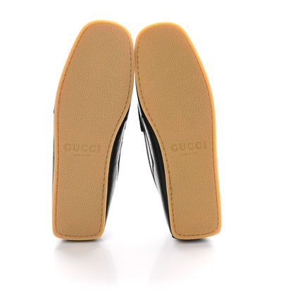 Gucci Goatskin Mens Interlocking GG Horsebit Tayma Moccasins 7.5 Black 5 of 11