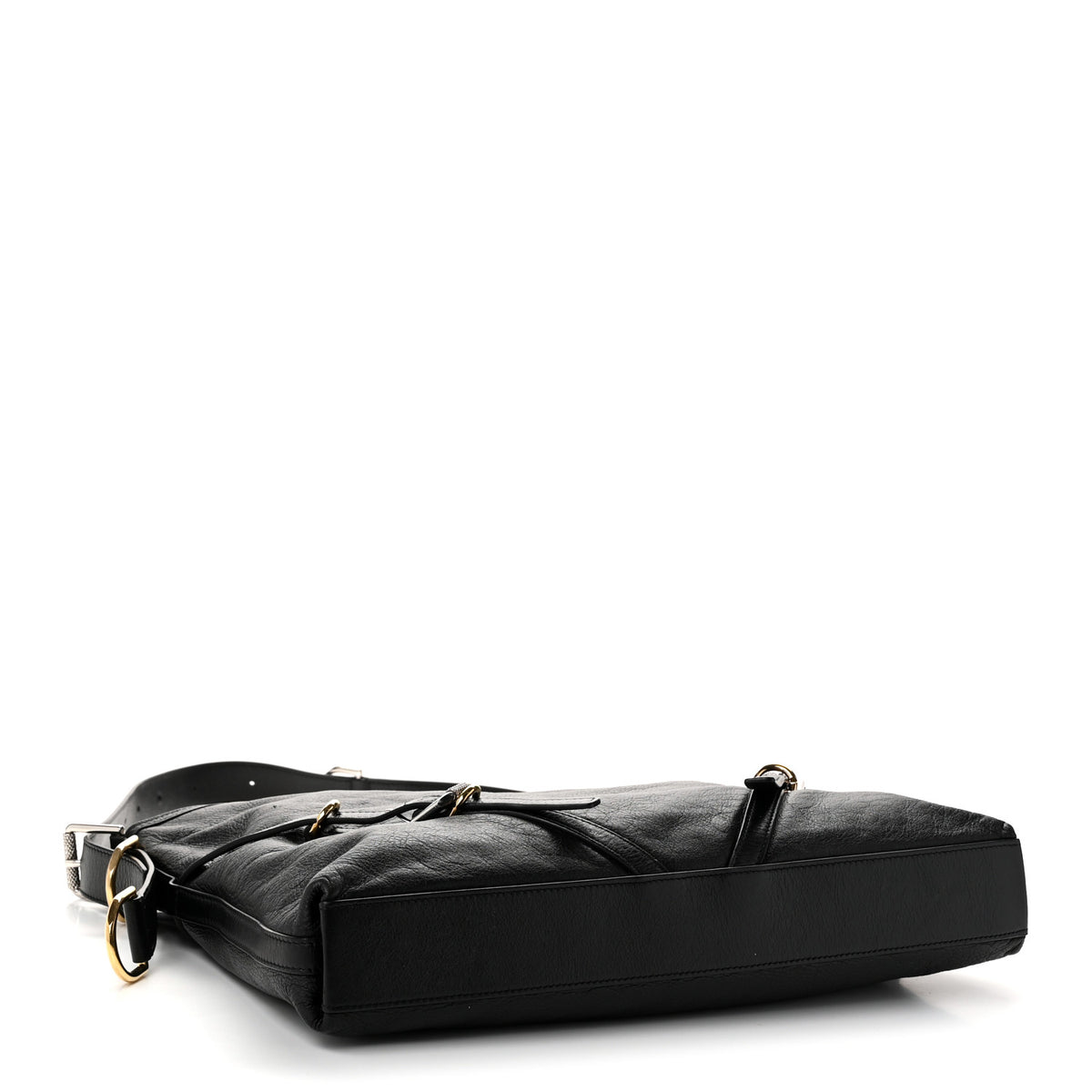Calfskin Medium Voyou Bag Black