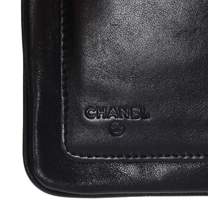 Chanel Lambskin Quilted Large Pocket Wallet Black 6 of 9