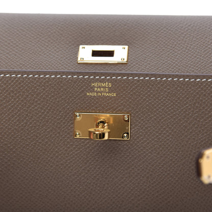 Hermes Epsom Kelly Wallet To Go Etoupe 8 of 10