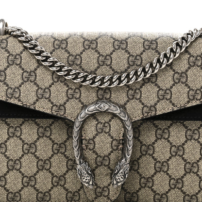 Gucci GG Supreme Monogram Small Dionysus Shoulder Bag Black 8 of 10