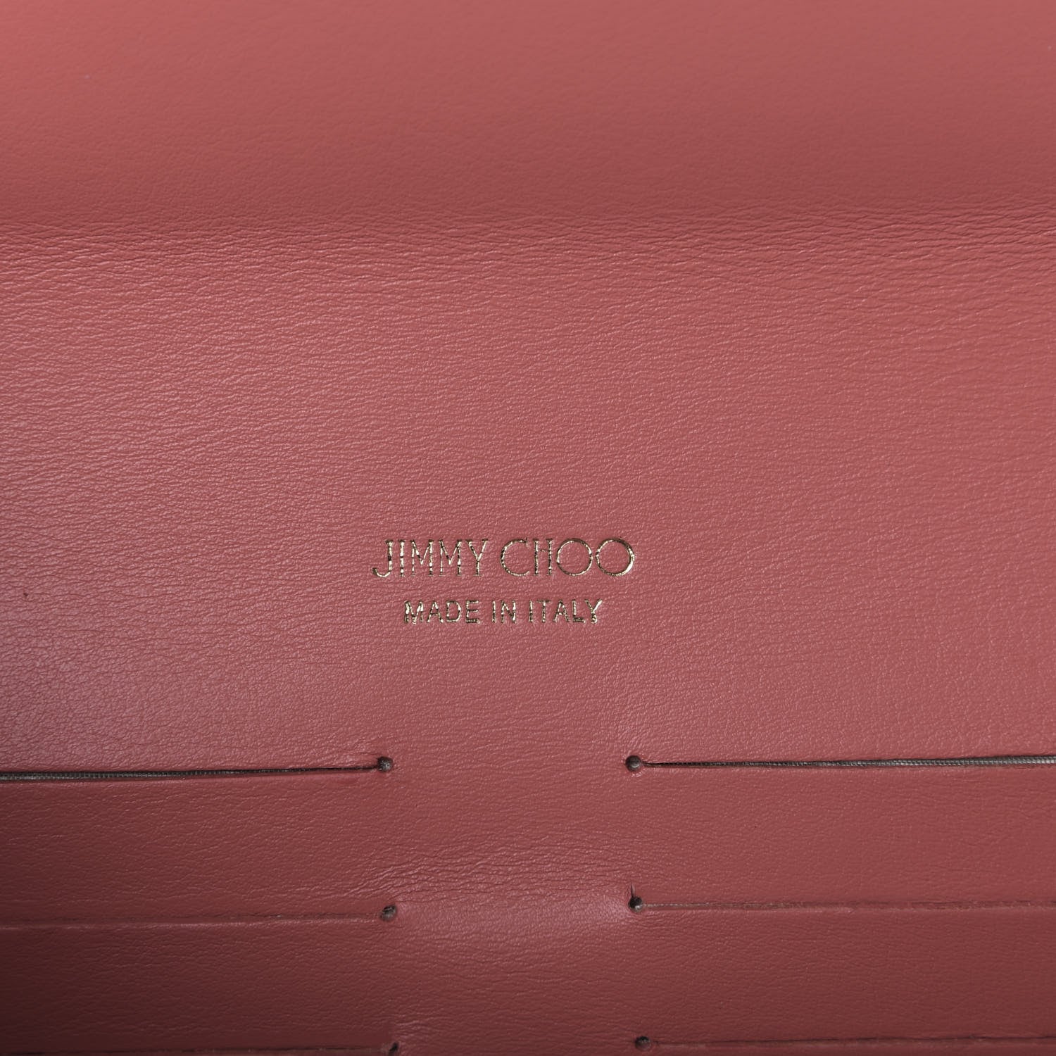 Jimmy Choo Patent Suede Margot Clutch Coral Pink 8 of 9