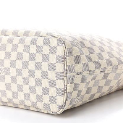 Louis Vuitton Damier Azur Neo Neverfull MM Rose Ballerine 7 of 11