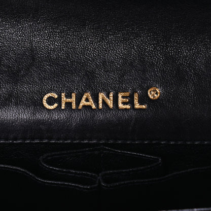 Chanel Lambskin East West Chocolate Bar Flap Black 8 of 9