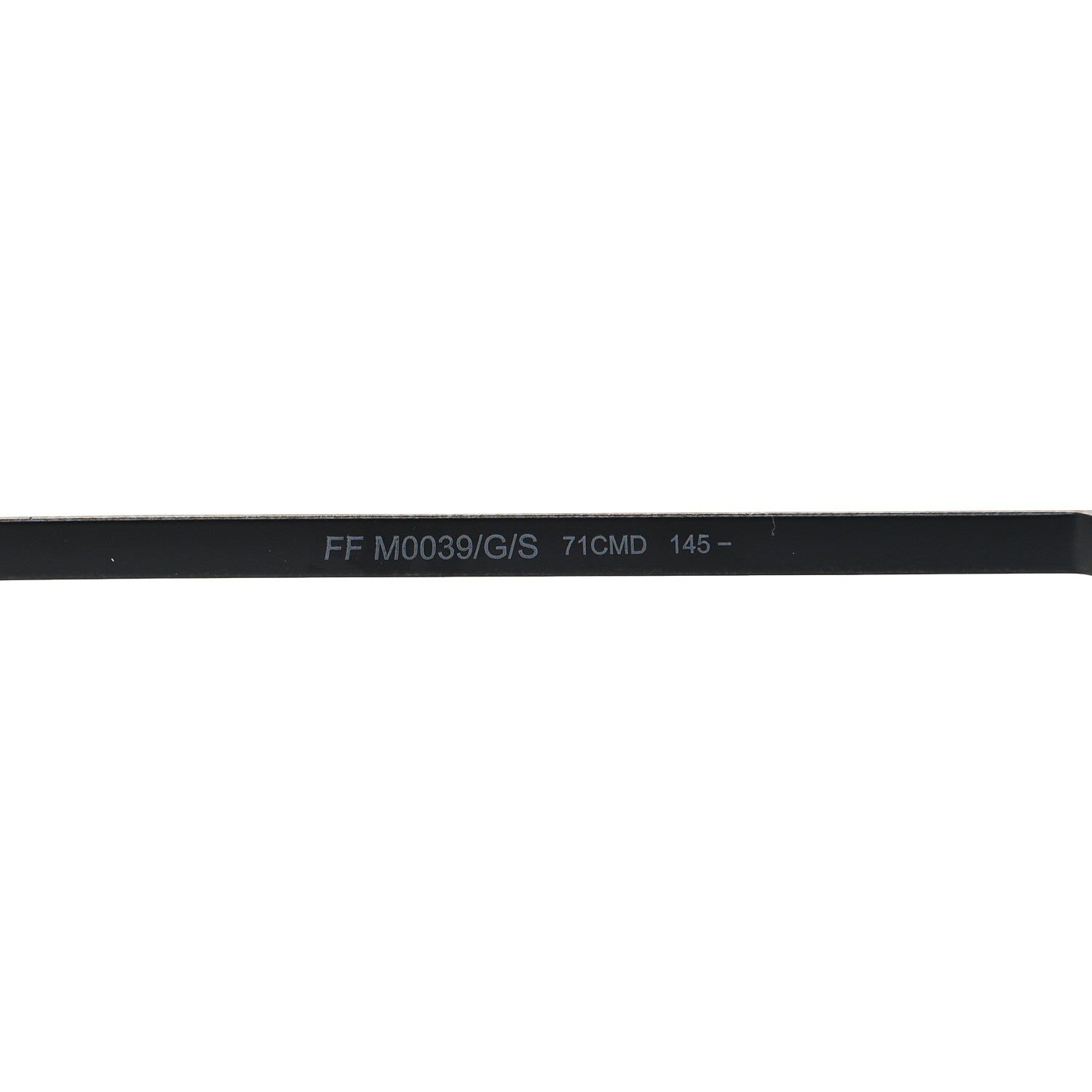 Fendi Rubber FF Fabulous Shield Sunglasses FF M0039/G/S Black 6 of 7