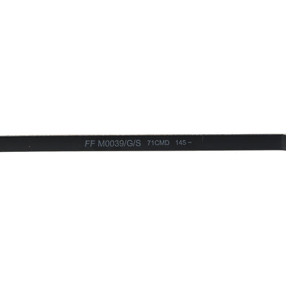 Fendi Rubber FF Fabulous Shield Sunglasses FF M0039/G/S Black 6 of 7