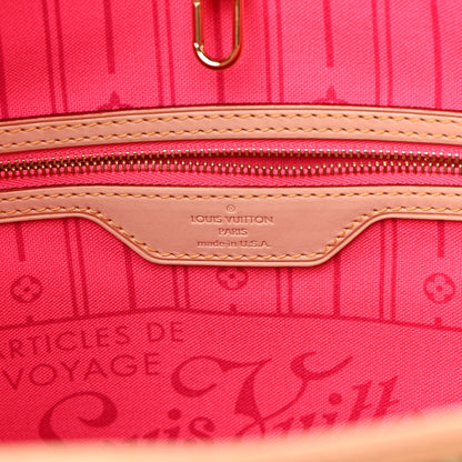 Louis Vuitton Monogram Roses Neverfull MM 6 of 12