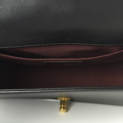 Chanel Caviar Glazed Calfskin Chevron Medium Boy Flap Black 5 of 12