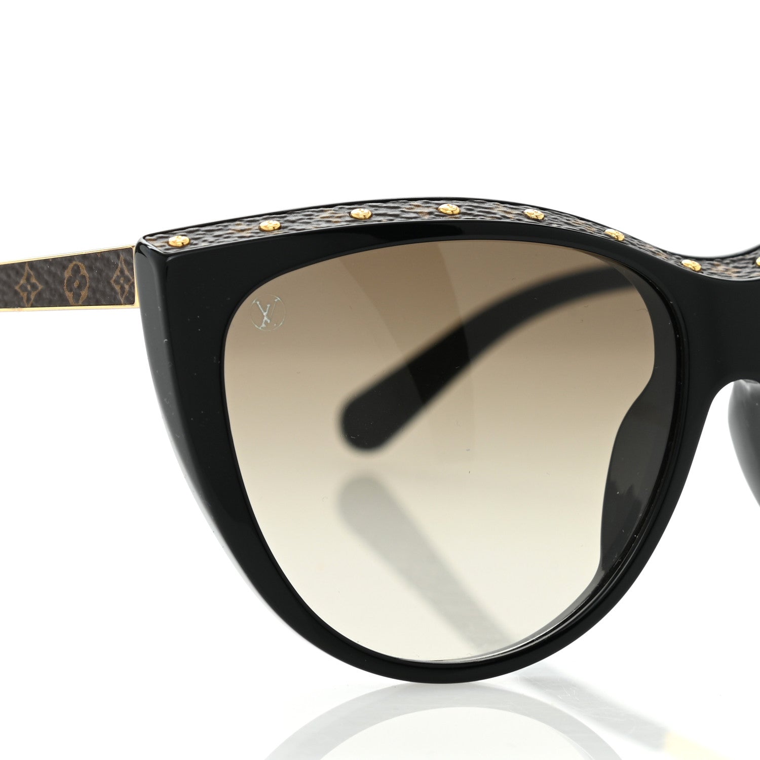 Louis Vuitton Acetate Monogram La Boum Sunglasses Z1147E Black 5 of 7