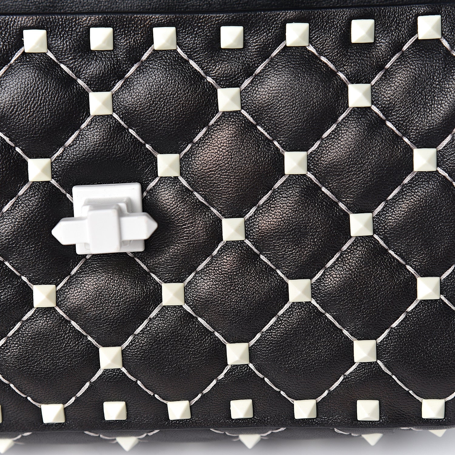 Valentino Garavani Lambskin Small Free Rockstud Spike Shoulder Bag Black 8 of 21