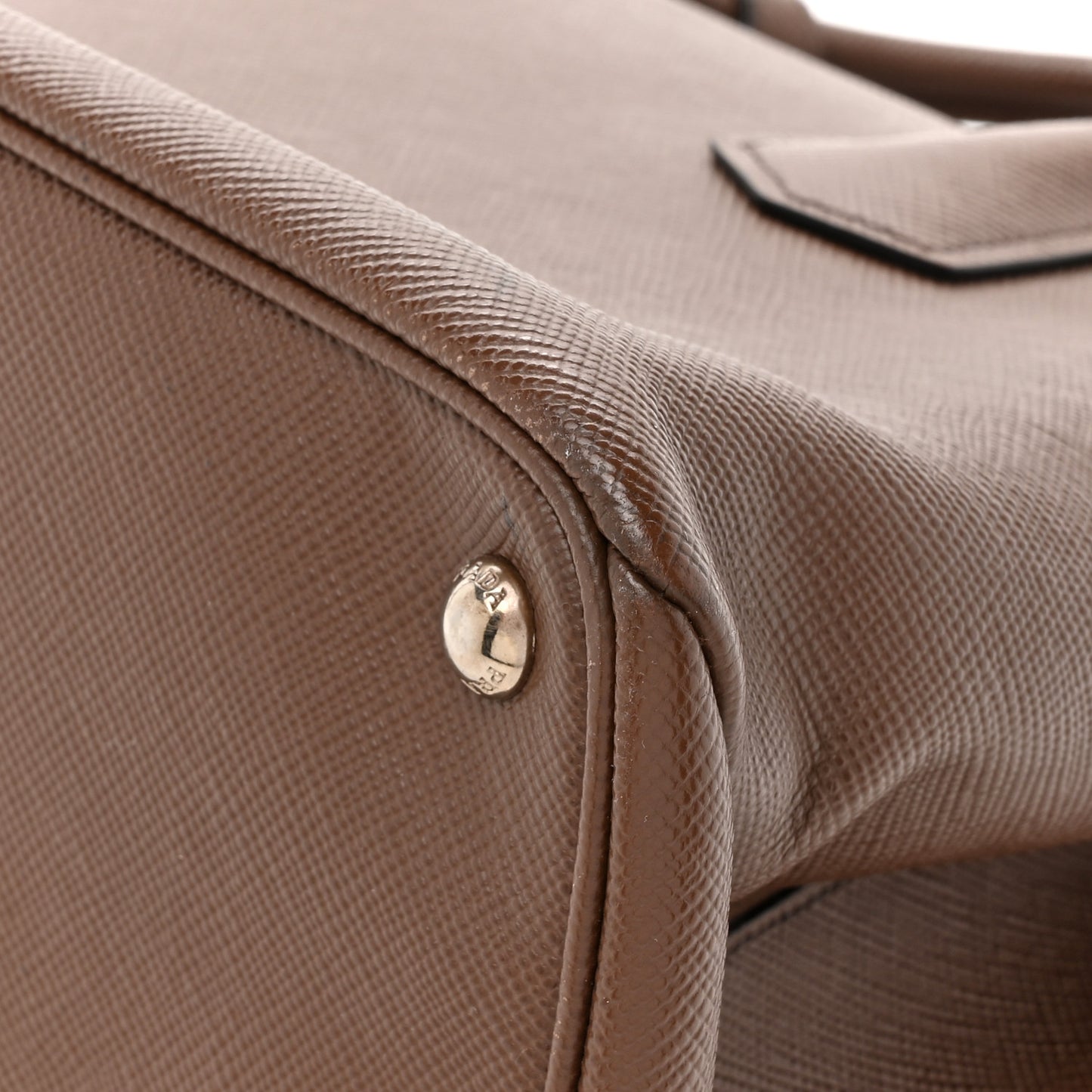 Saffiano Cuir Twin Tote Cocoa