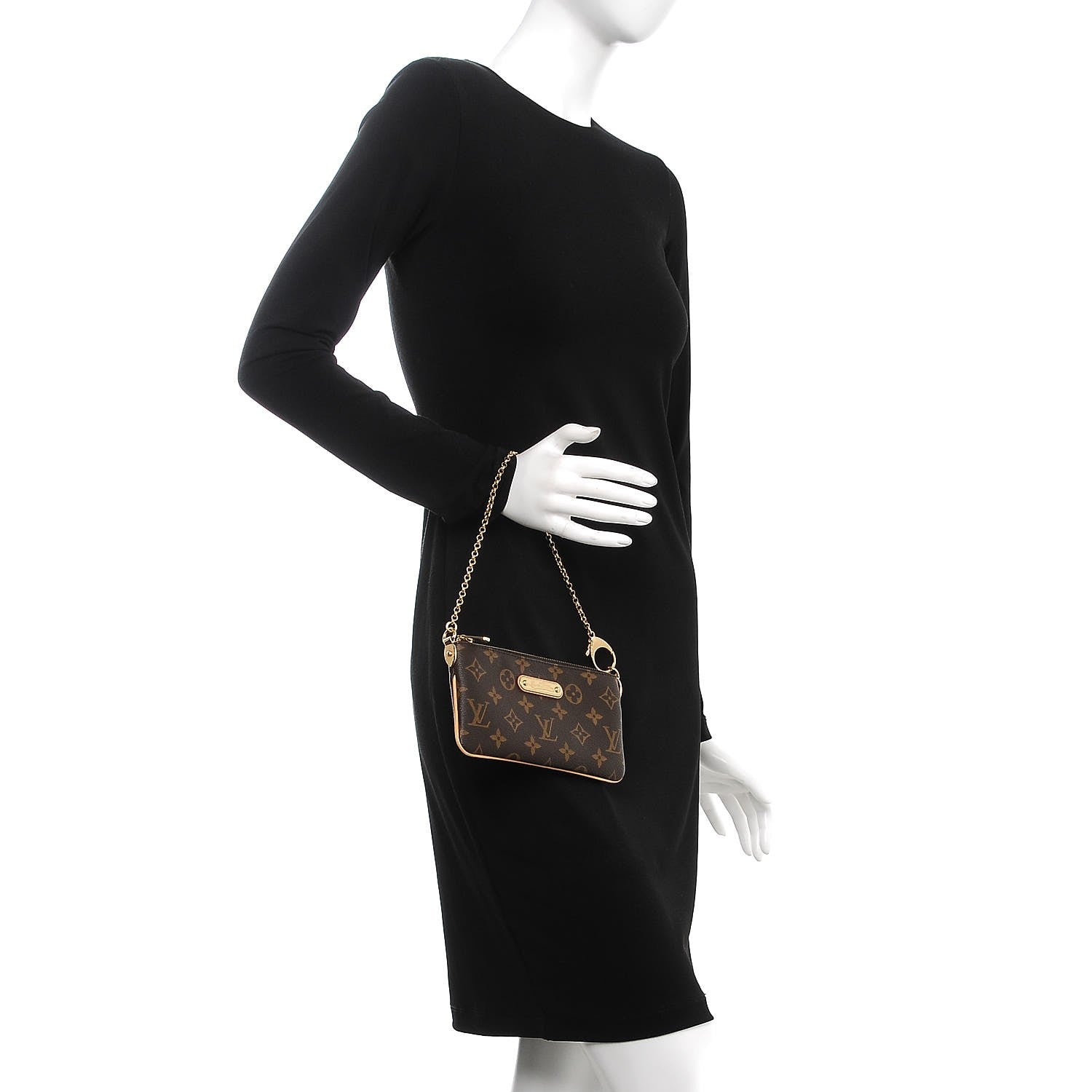 Louis Vuitton Monogram Pochette Milla MM 2 of 8