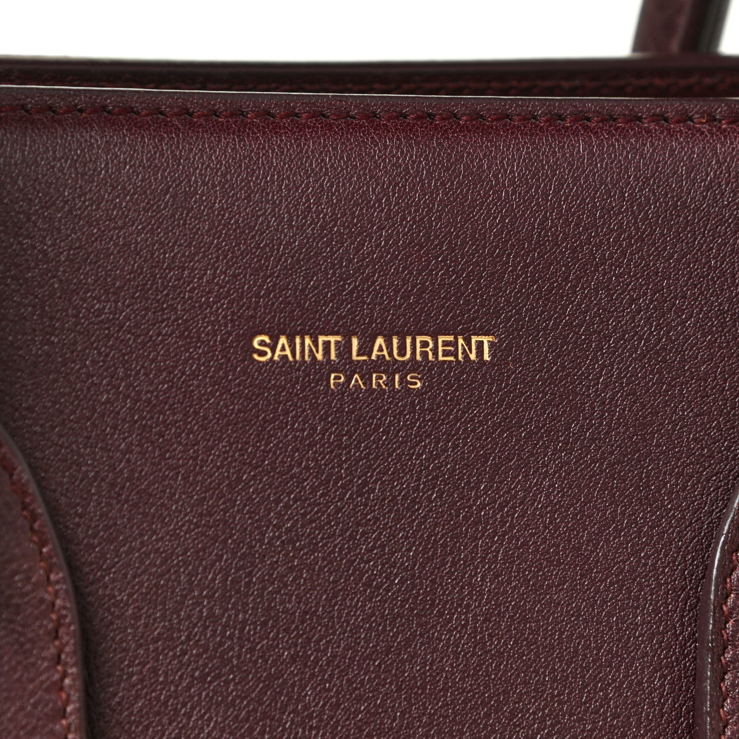 Saint Laurent Calfskin Small Sac De Jour Amarena 16 of 19