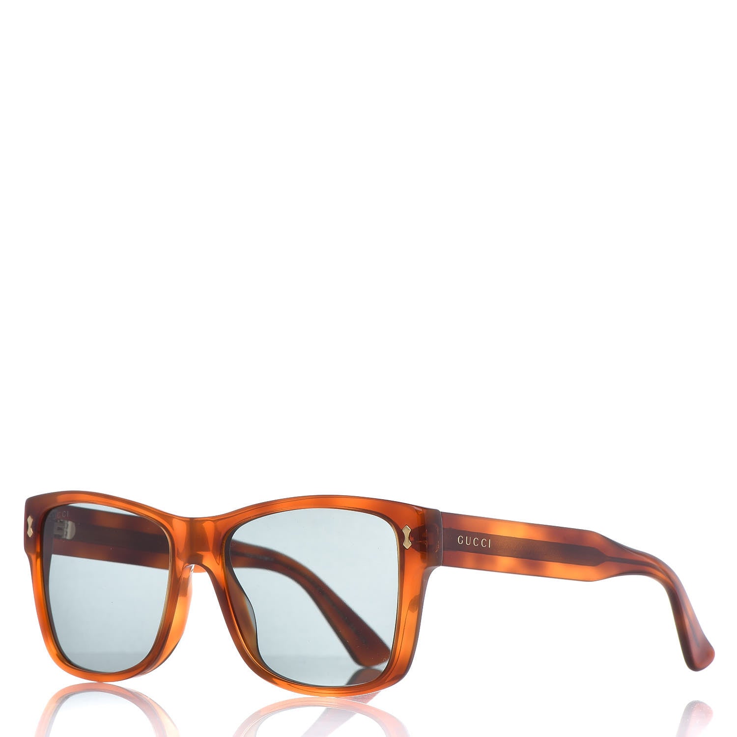 Gucci Acetate Sunglasses GG0052S Tortoise 1 of 6