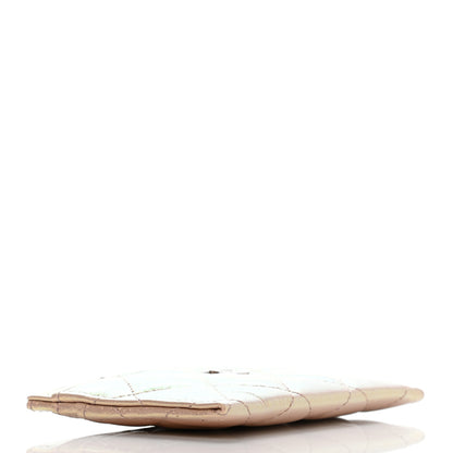 Chanel Iridescent Calfskin Quilted Card Holder Pink 4 of 9
