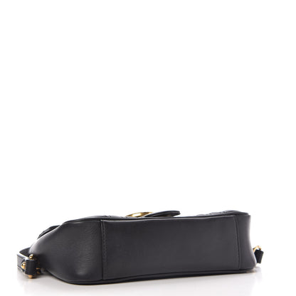Gucci Calfskin Matelasse Mini GG Marmont Shoulder Bag Black 4 of 10