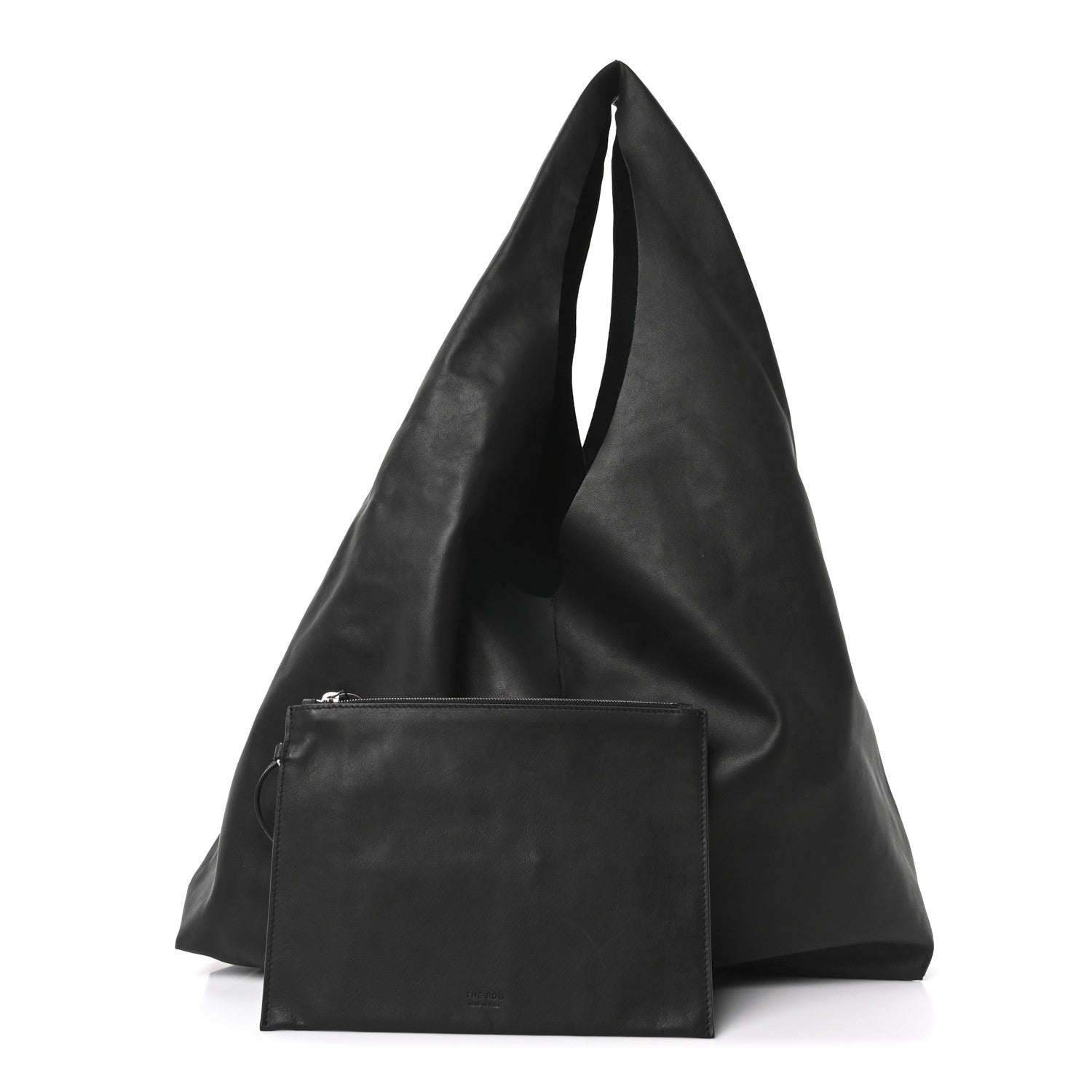 The Row Calfskin New Bindle Bag Black 3 of 10