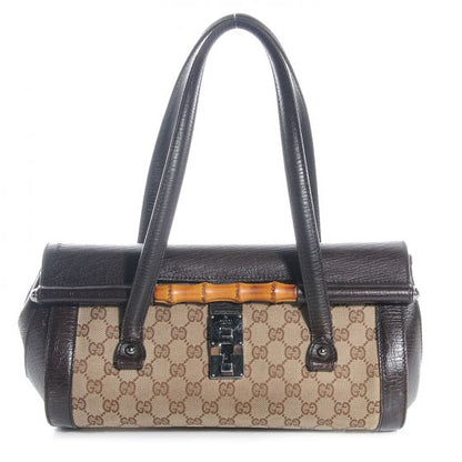 Gucci Monogram GG Bamboo Bullet Bag 1 of 8