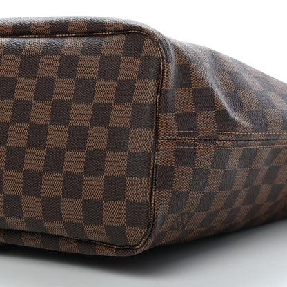 Louis Vuitton Damier Ebene Neo Neverfull MM Rose Ballerine 9 of 12