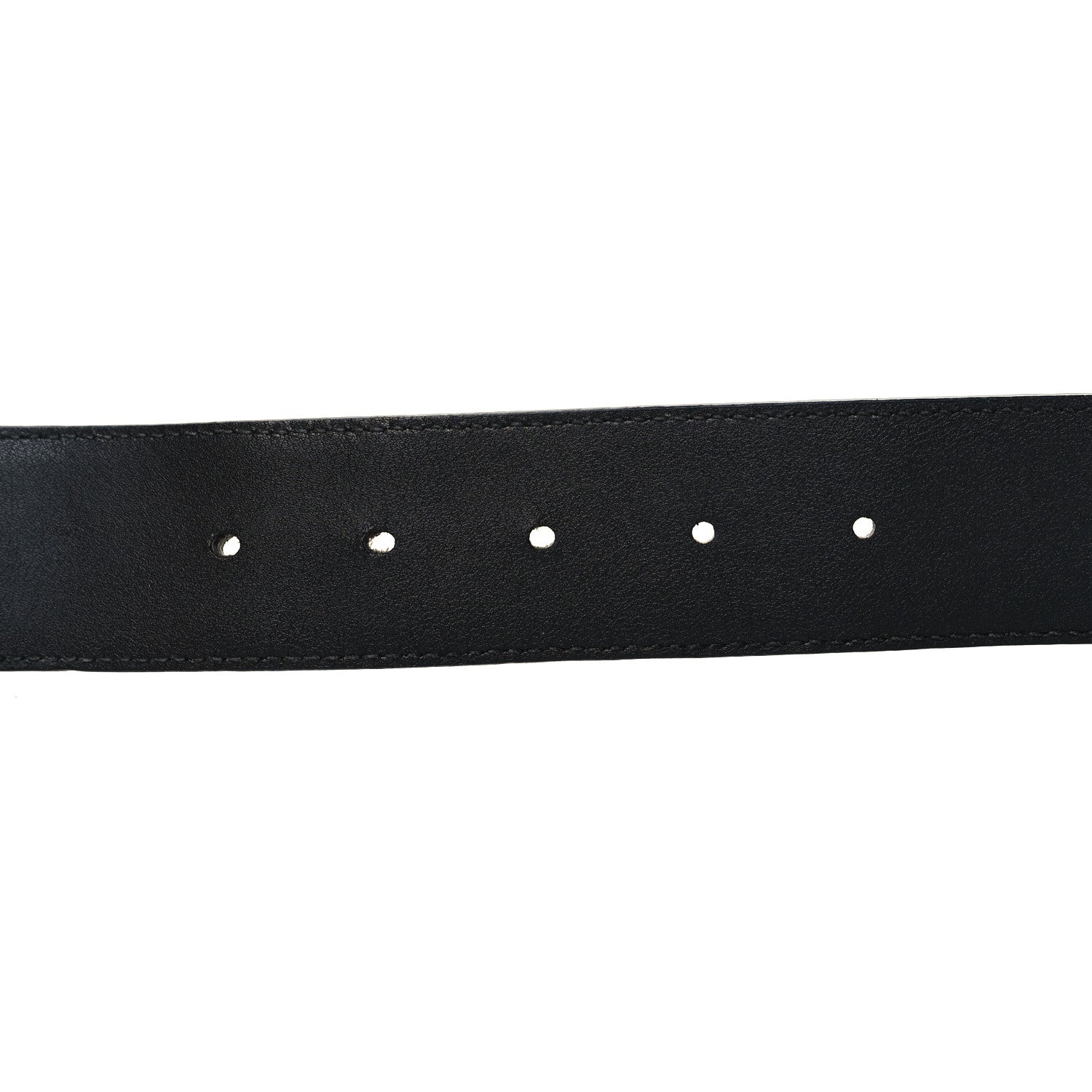 Gucci Guccissima Signature Interlocking G 40mm Belt 80 32 Black 4 of 6