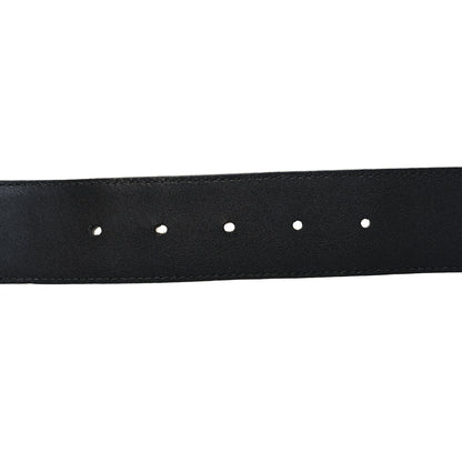 Gucci Guccissima Signature Interlocking G 40mm Belt 80 32 Black 4 of 6