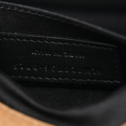 Saint Laurent Grained Lambskin Monogram Mini Niki Chain Satchel Dark Cork 7 of 11