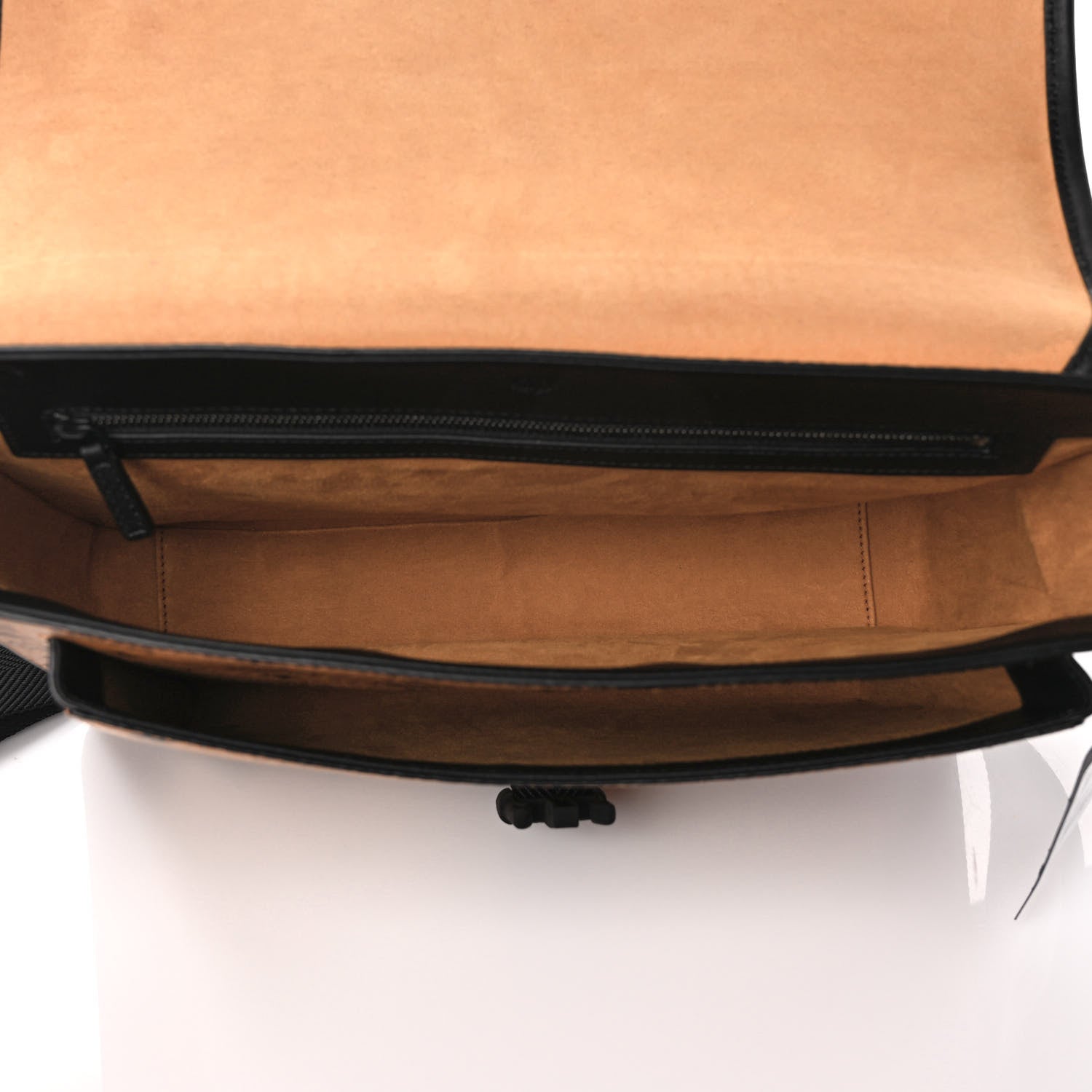 MCM Visetos Medium Klassik Messenger Bag Cognac Black 5 of 8