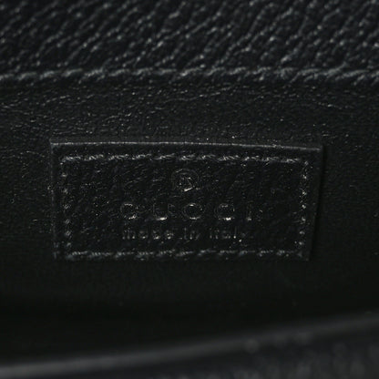Gucci Jacquard Black Denim GG Monogram Super Mini Dionysus Shoulder Bag Black Ivory 6 of 8