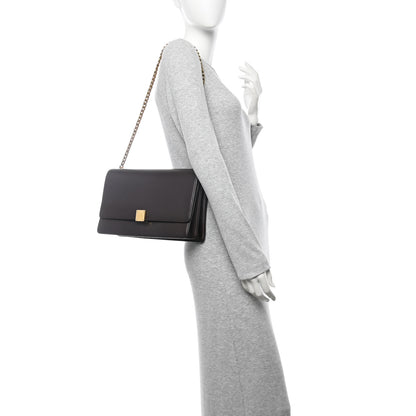 Celine Smooth Calfskin Medium Case Chain Flap Burgundy 2 of 10
