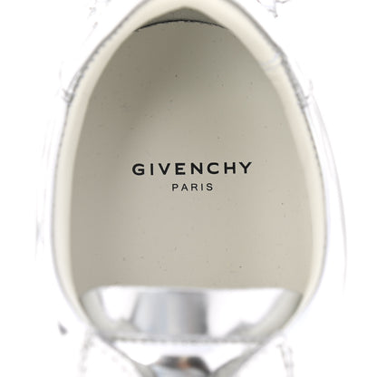 Givenchy Calfskin Band Logo Womens Urban Street Sneakers 36 Silvery 7 of 9