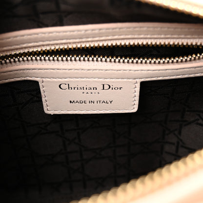 Christian Dior Lambskin Cannage Medium Lady Dior Powder Pink 6 of 11