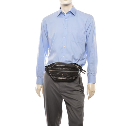 Balenciaga Lambskin Classic Hardware Neo Lift Hip Bag Black 2 of 7
