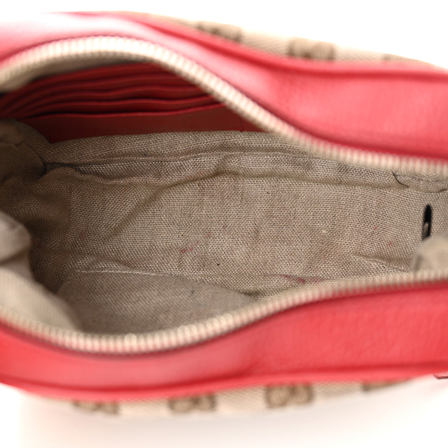 Gucci Monogram Mini Bree Messenger Bag Red 5 of 21