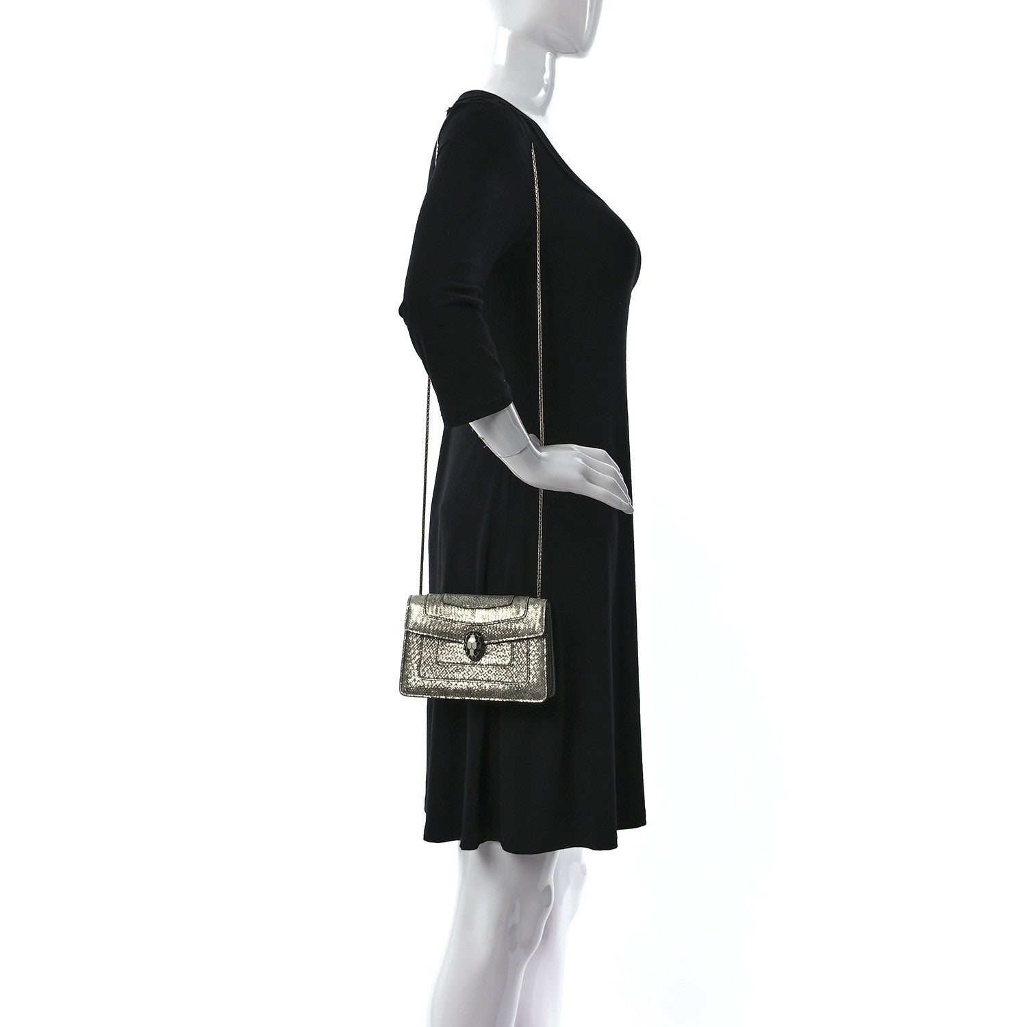 Bulgari Karung Serpenti Forever Crossbody Green 2 of 10
